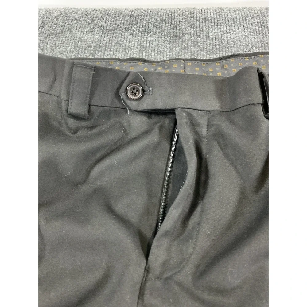 Lauren Ralph Lauren Total Comfort Dress Pants Mens 38x30 Black Stretch Flat Fron